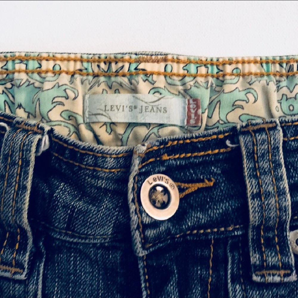Denim Levi's maxi skirt